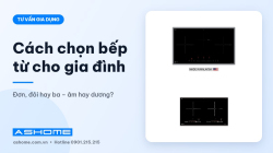 Cách chọn bếp từ cho gia đình: bếp đơn, đôi, ba và lưu ý lắp