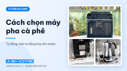 Cách chọn máy pha cà phê cho gia đình: tự động, bán tự động, moka