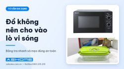 Những vật dụng không nên cho vào lò vi sóng và mẹo dùng an toàn