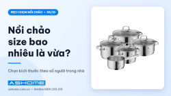 Nồi chảo size bao nhiêu là vừa? Cách chọn kích thước theo số người