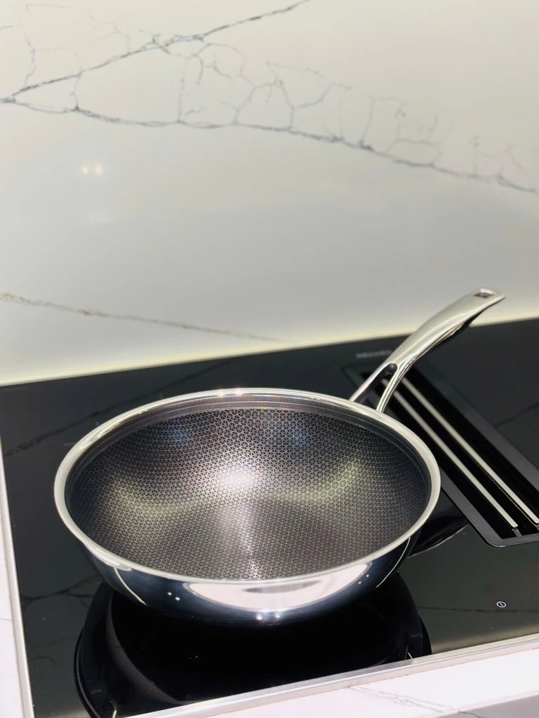 Chảo inox chống dính KONKI sâu lòng 26cm