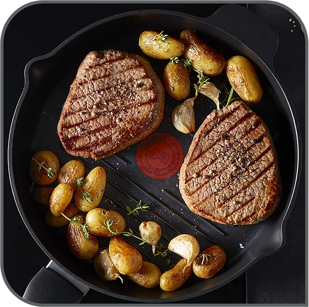 Chảo nướng chống dính Tefal Robusto 26cm có miệng rót