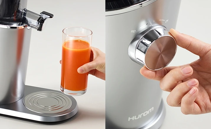 Máy ép chậm Hurom Diva H100 (Màu ghi)