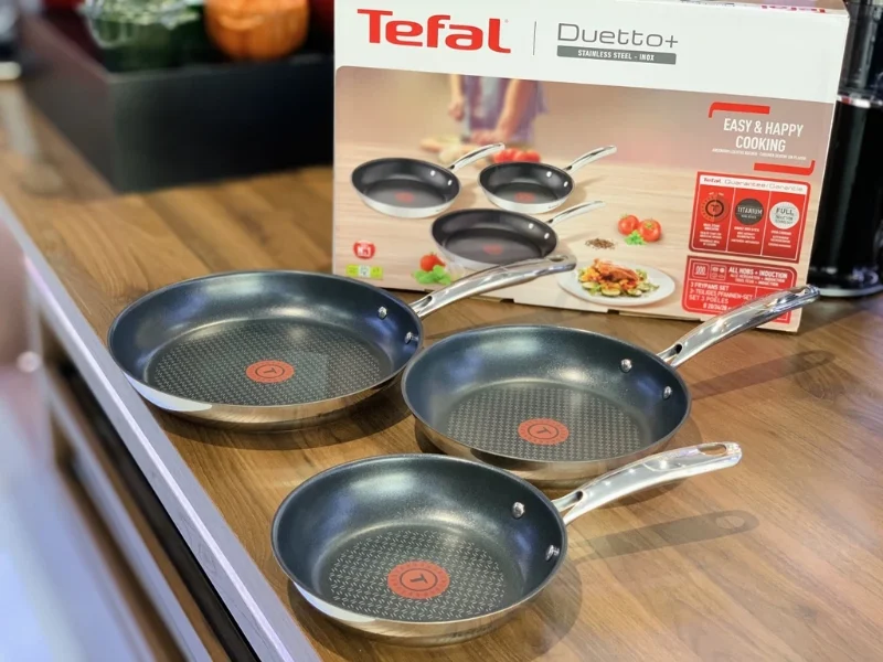 Set 3 chảo Tefal Duetto 20-24-28CM