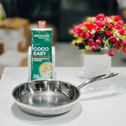 Chảo inox nông lòng Edelkochen Coco Collection 24cm