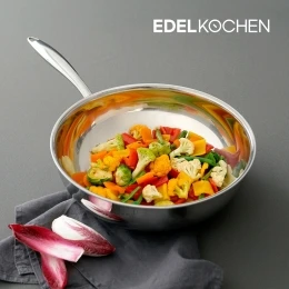 Chảo inox sâu lòng Edelkochen Coco Collection 28cm