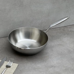 Chảo Kaiyo inox đáy liền sâu lòng 20cm