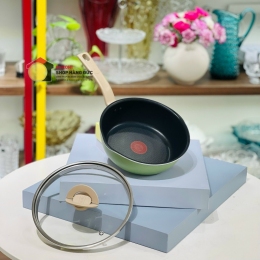 Chảo sâu lòng Tefal One Pick Pot Pan 22cm màu xanh bơ có nắp