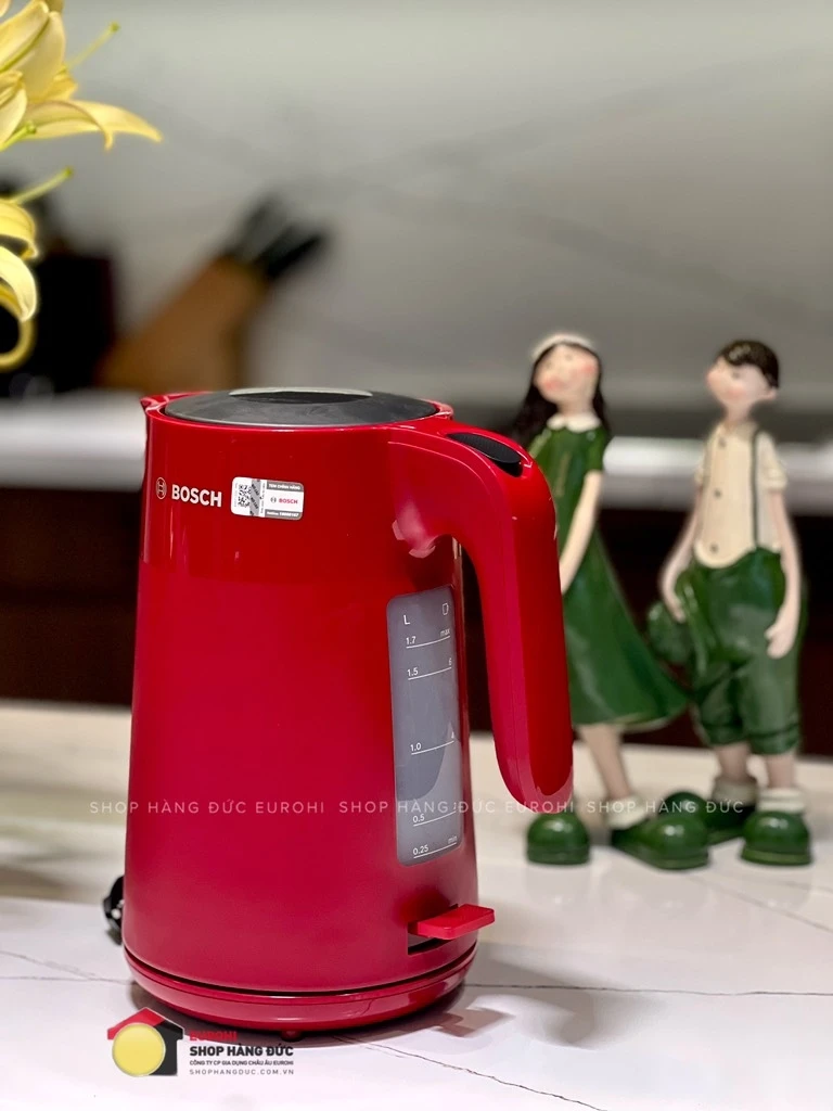 Ấm siêu tốc Bosch TWK2M164 1.7L màu đỏ