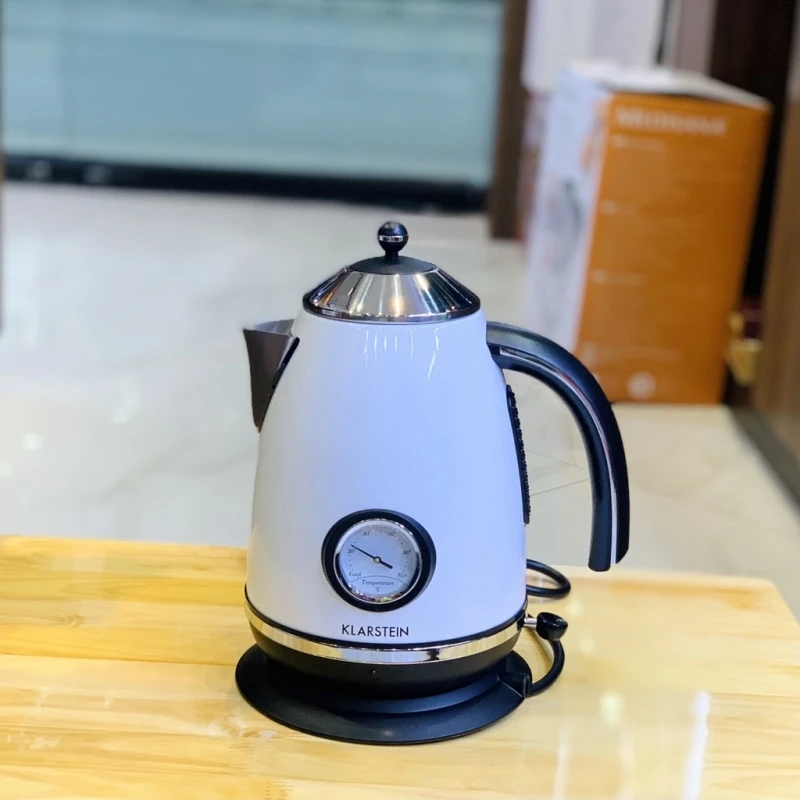 Ấm siêu tốc Klarstein 1,7L màu trắng