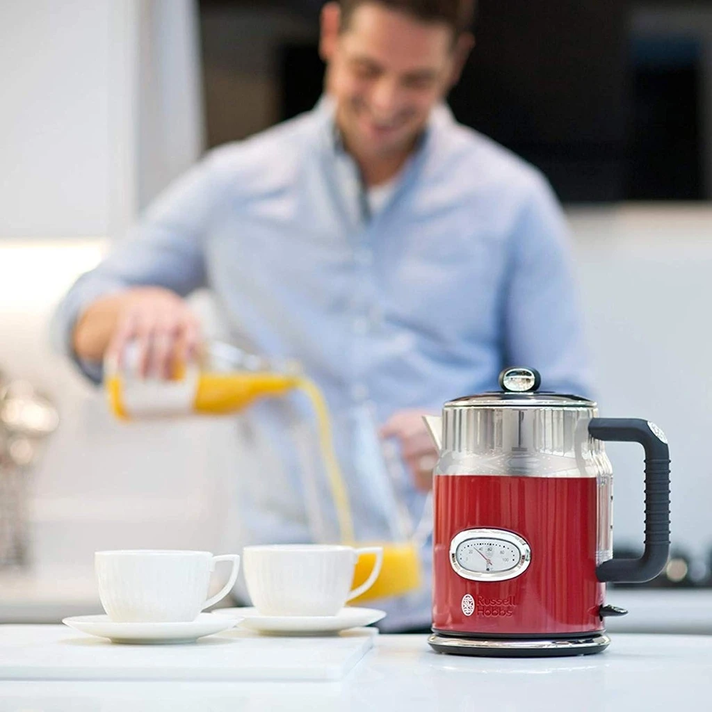 Ấm siêu tốc Russell Hobbs 1,7L màu đỏ