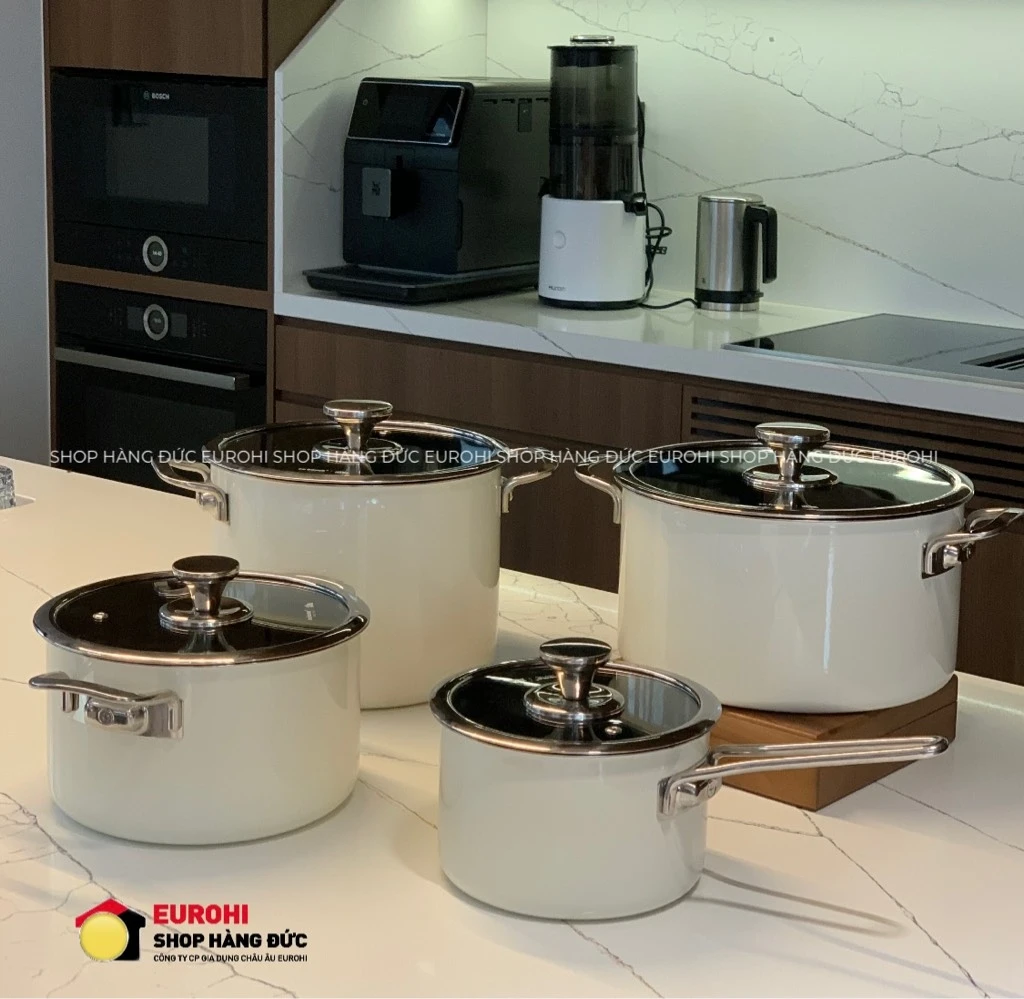 Bộ nồi inox So Home Sydney Australia (màu kem)