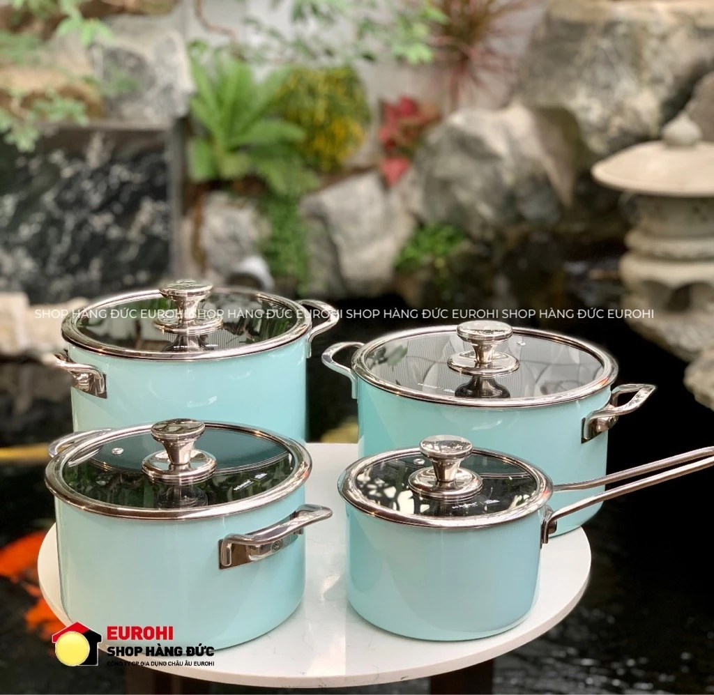 Bộ nồi inox So Home Sydney Australia (màu xanh)