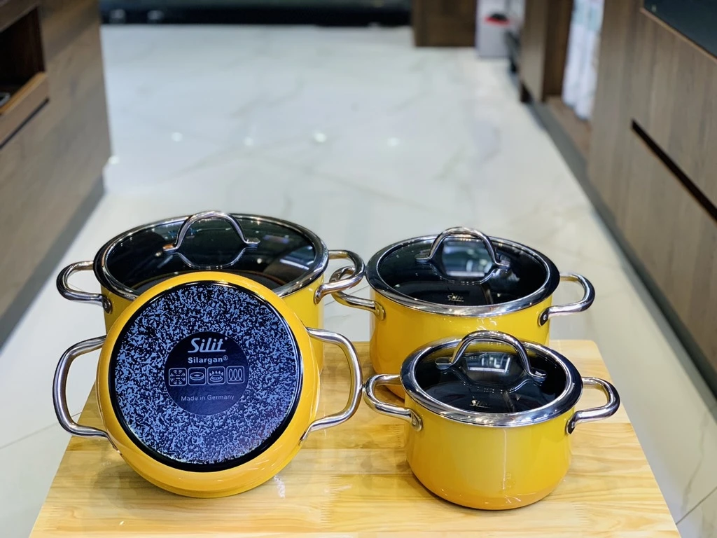 Bộ nồi Silit Silargan Passion màu vàng