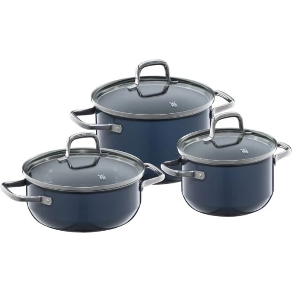 Bộ nồi WMF Fusiontec Essential Blue Berry 3 món - Made in Germany (0516995290)