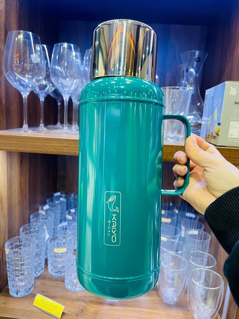 Phích giữ nhiệt Kaiyo 2200ml xanh đậm