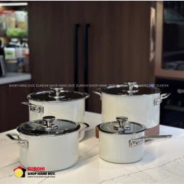 Bộ nồi inox So Home Sydney Australia (màu kem)