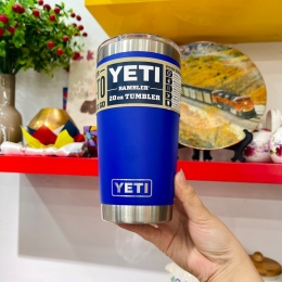 Cốc giữ nhiệt Yeti Tumbler 20oz màu xanh coban