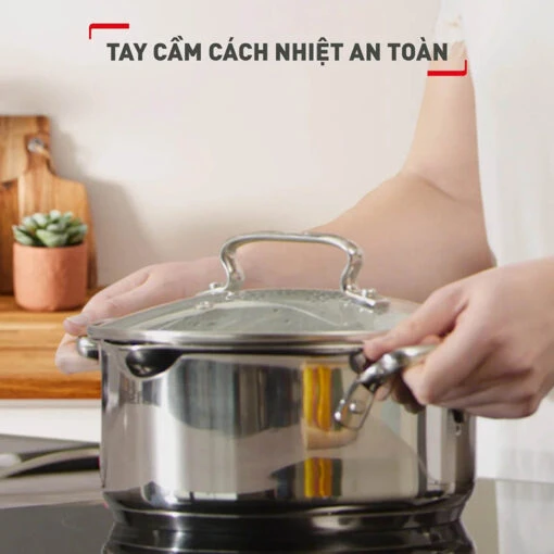 Bộ 3 nồi inox Tefal Duetto Plus (G719S674)