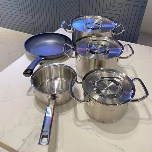 Bộ nồi Fissler Profi Original 5 món vung thép