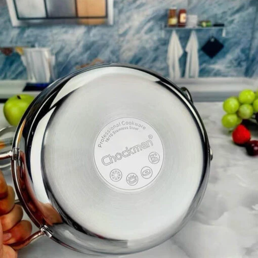 Nồi 2 quai Inox Chockmen 18cm