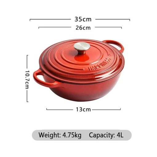 Nồi gang đa năng Happiness 26cm