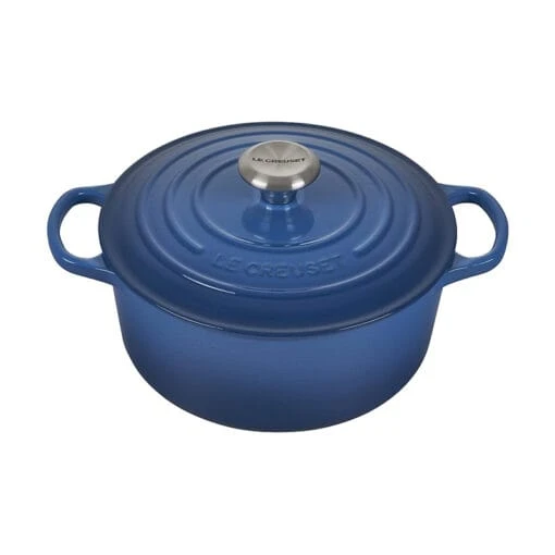 Nồi gang Le Creuset Brater rund Evo 24cm Blue Marseile (màu xanh đậm)