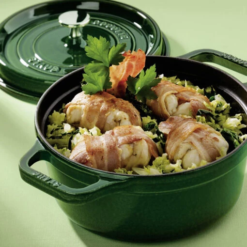 Nồi gang Staub Cocotte Round Basil 20cm