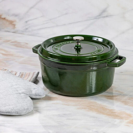 Nồi gang Staub Cocotte Round Basil 20cm