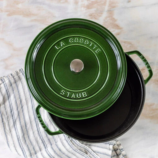 Nồi gang Staub Cocotte Round Basil 20cm
