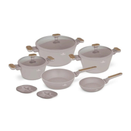 Bộ nồi Berlinger Haus BH/8343 – Taupe 10 món