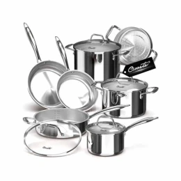 Bộ nồi chảo inox CIWETE cao cấp – set 7 món đa năng