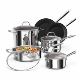 Bộ nồi inox cao cấp CIWETE – Set 6 món đa năng