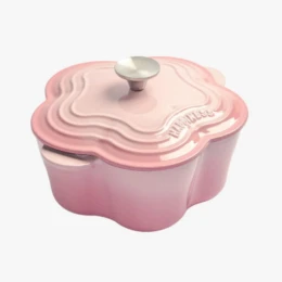 Nồi gang hoa Happiness 20cm 2,6L (xanh)
