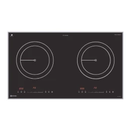 Bếp 2 từ Made in Malaysia bo viền inox (KT73*43) BUC337ID Plus