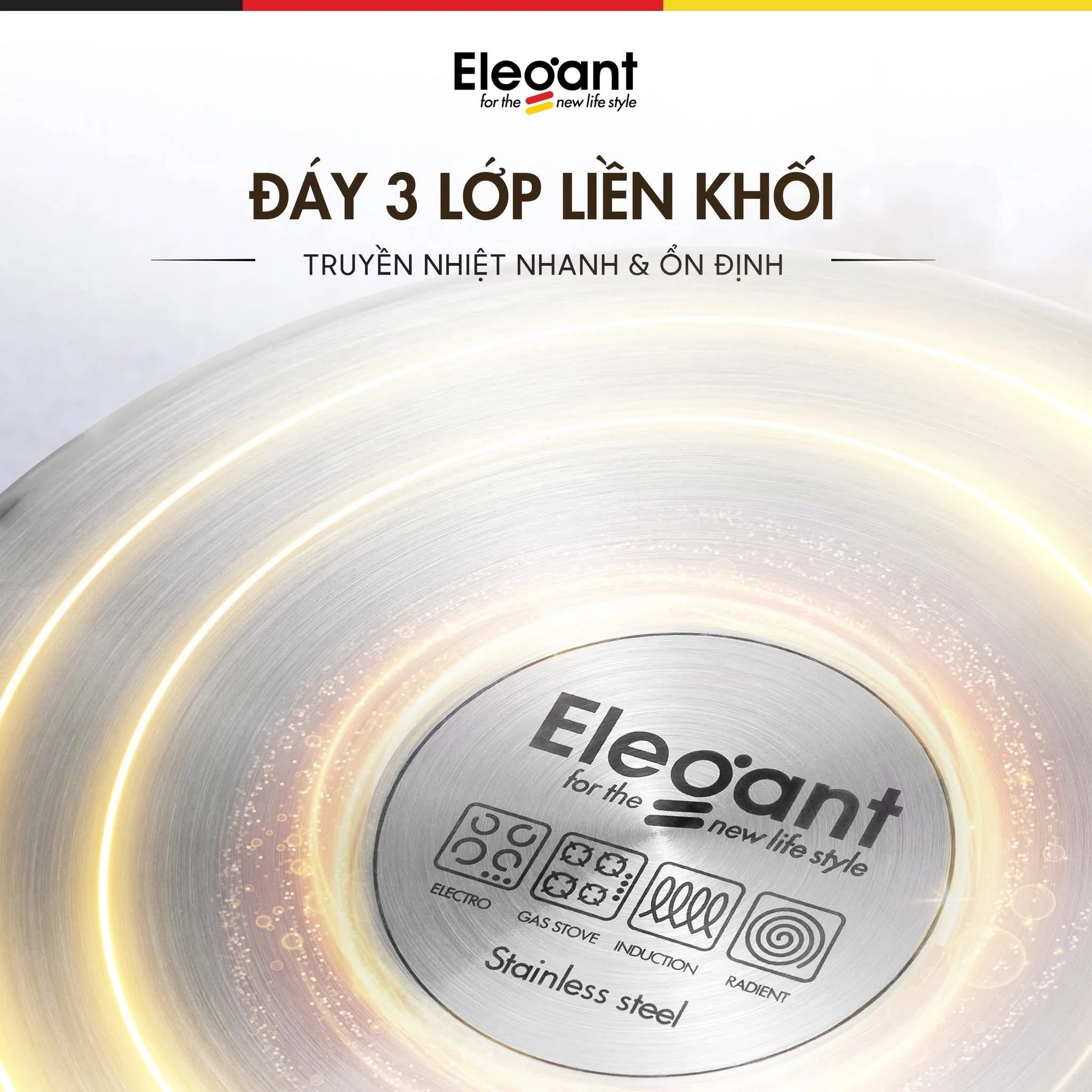    	 BỘ NỒI 5 MÓN ELEGANT PHOENIX - 01