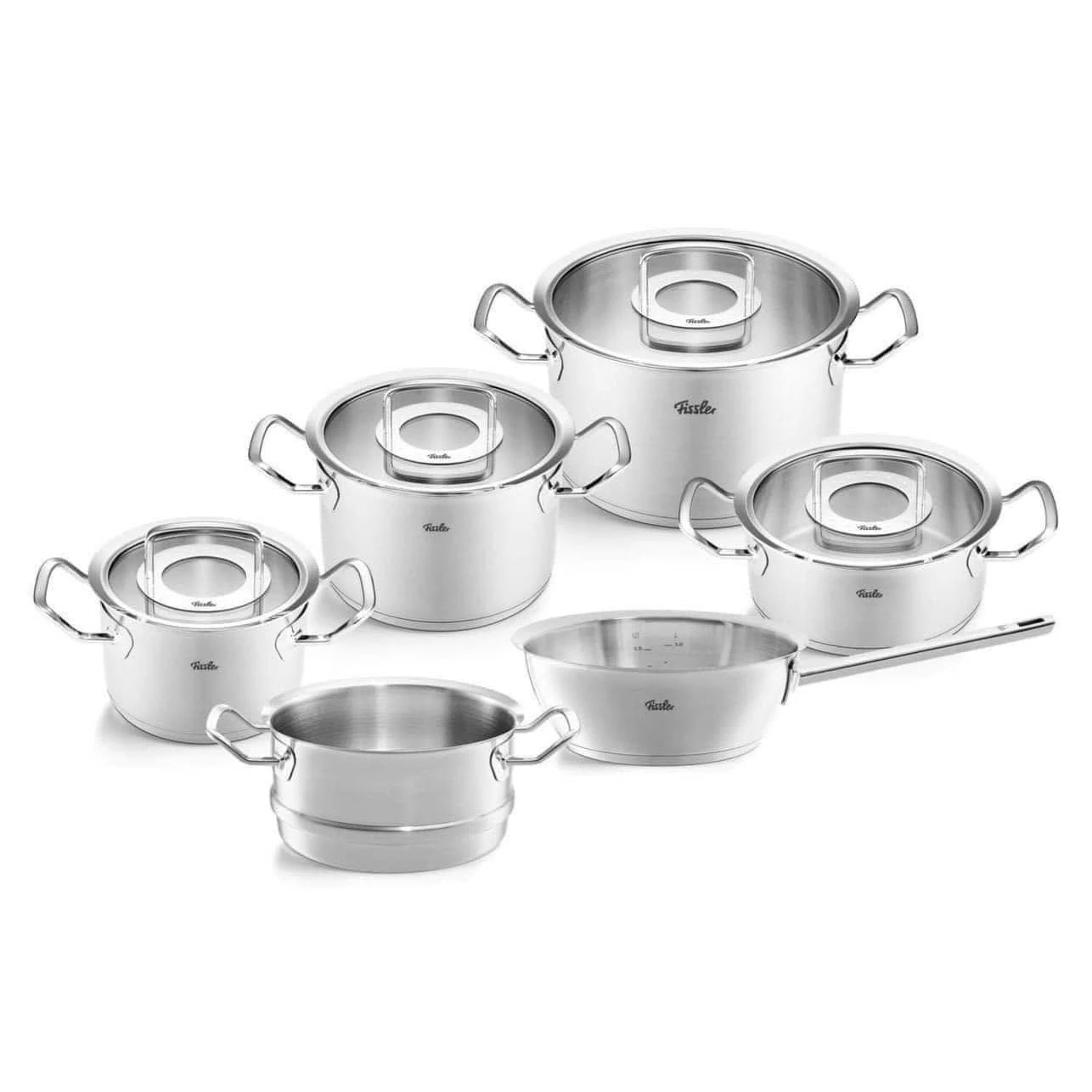 Bộ nồi Fissler Profi Original set 6 kèm xửng hấp