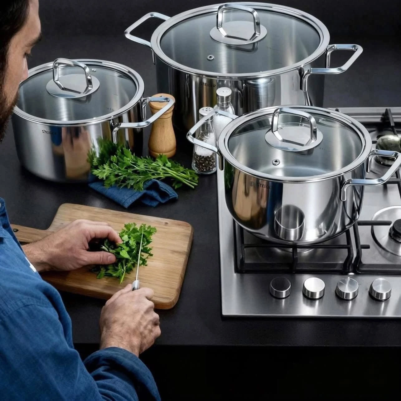 Bộ Nồi Steiger Nova 5 Món