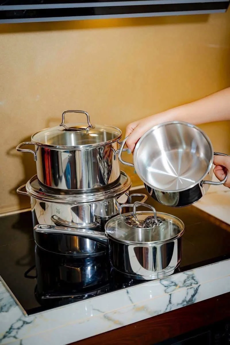    	 Bộ nồi WMF ASTORIA 4 món (3 nồi, 1 quánh)
