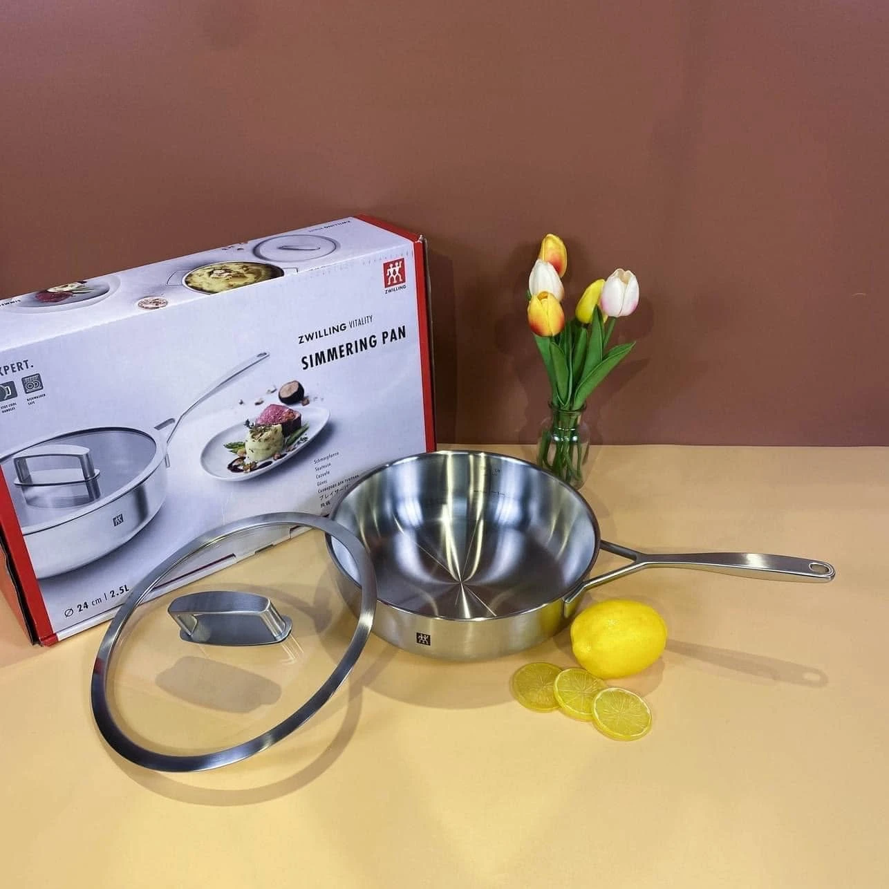 Chảo inox ZWILLING Vitality Schmorpfanne 24cm