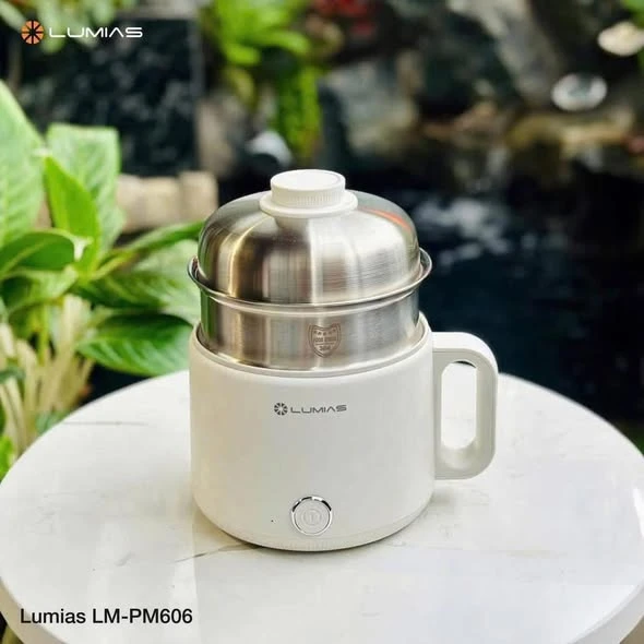   	 NỒI LẨU ĐIỆN MINI ĐA NĂNG LUMIAS LM-PM606 1,6L