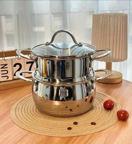 Nồi xửng 2 tầng Chockmen 30cm