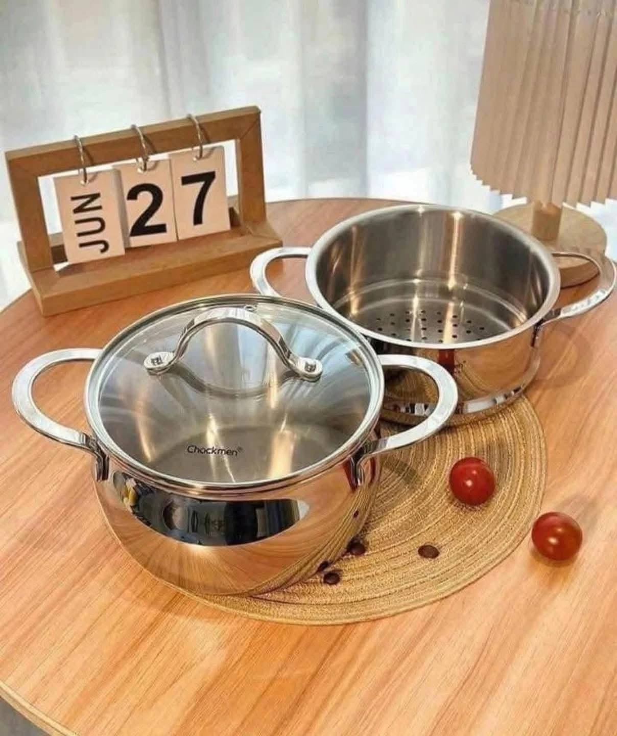 Nồi xửng 2 tầng Chockmen 30cm