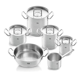    	 Bộ nồi Fissler Profi Original siêu cao cấp 6 món vung thép
