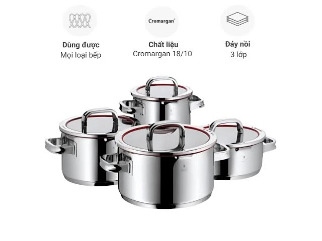 Bộ nồi 4 món WMF FUNCTION ADVANCED