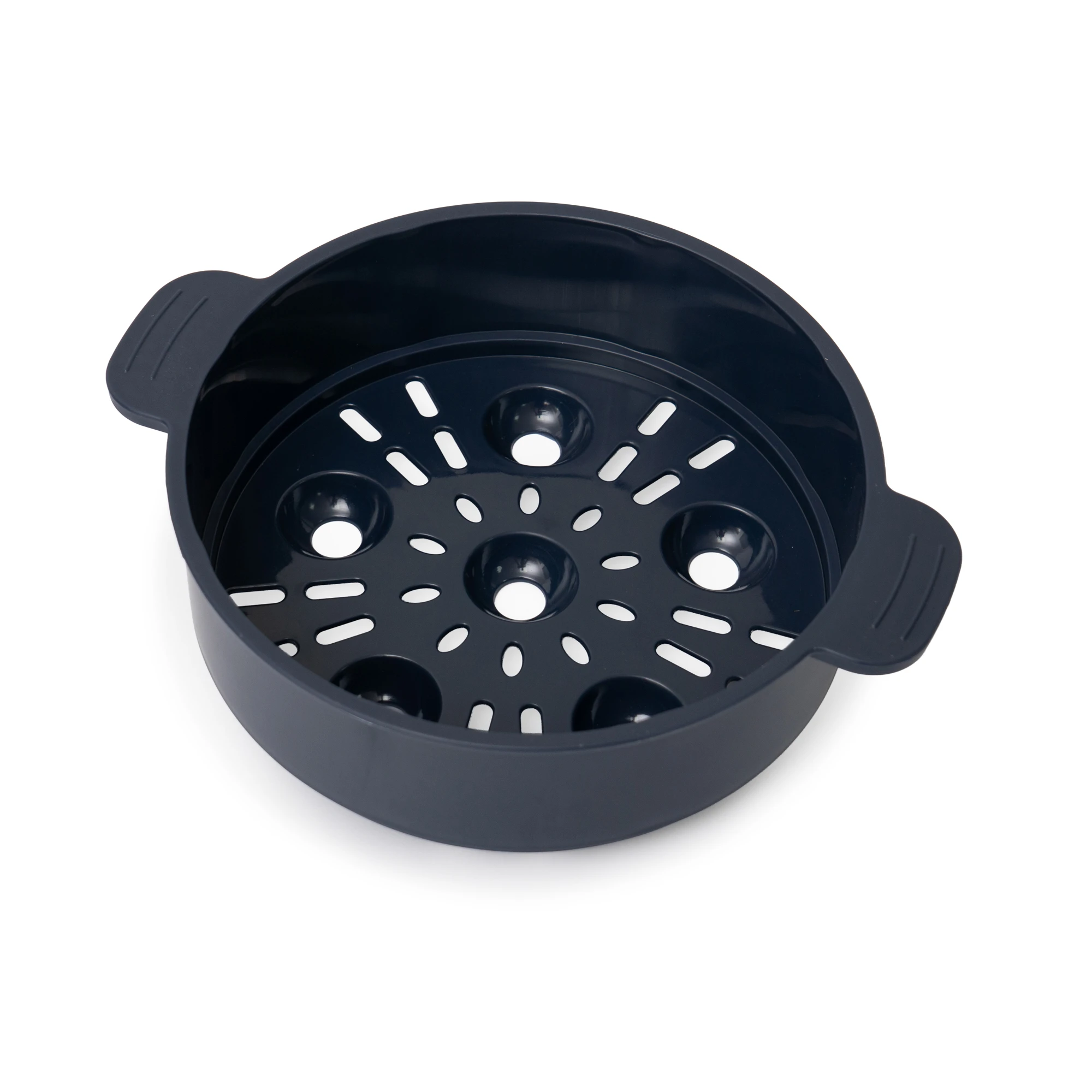 Ca lẩu điện mini có khay hấp Kalpen P6 1.8L Xanh Than