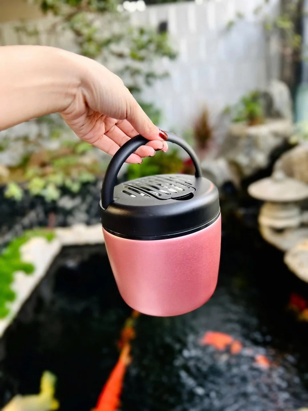 Cặp lồng cơm màu inox / hồng Kela