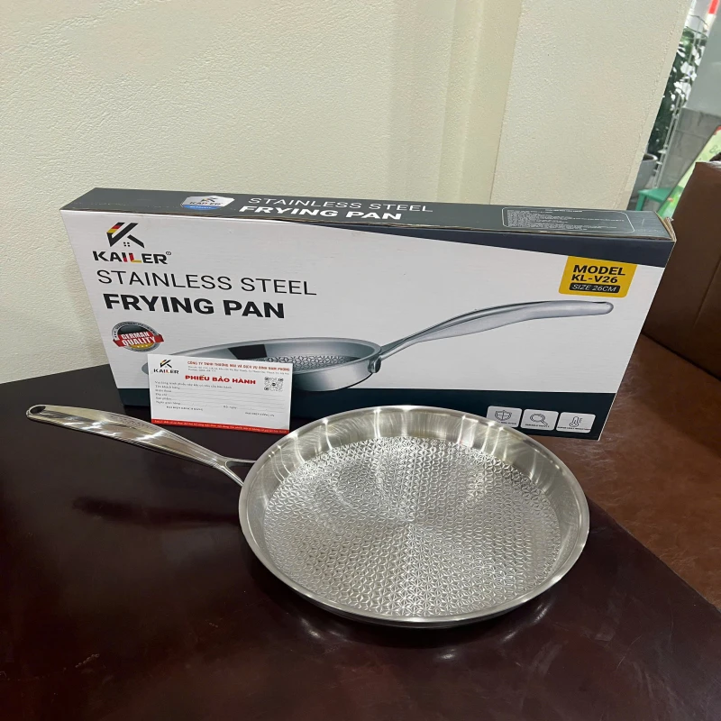Chảo inox vân hoa Kailer KL-V30