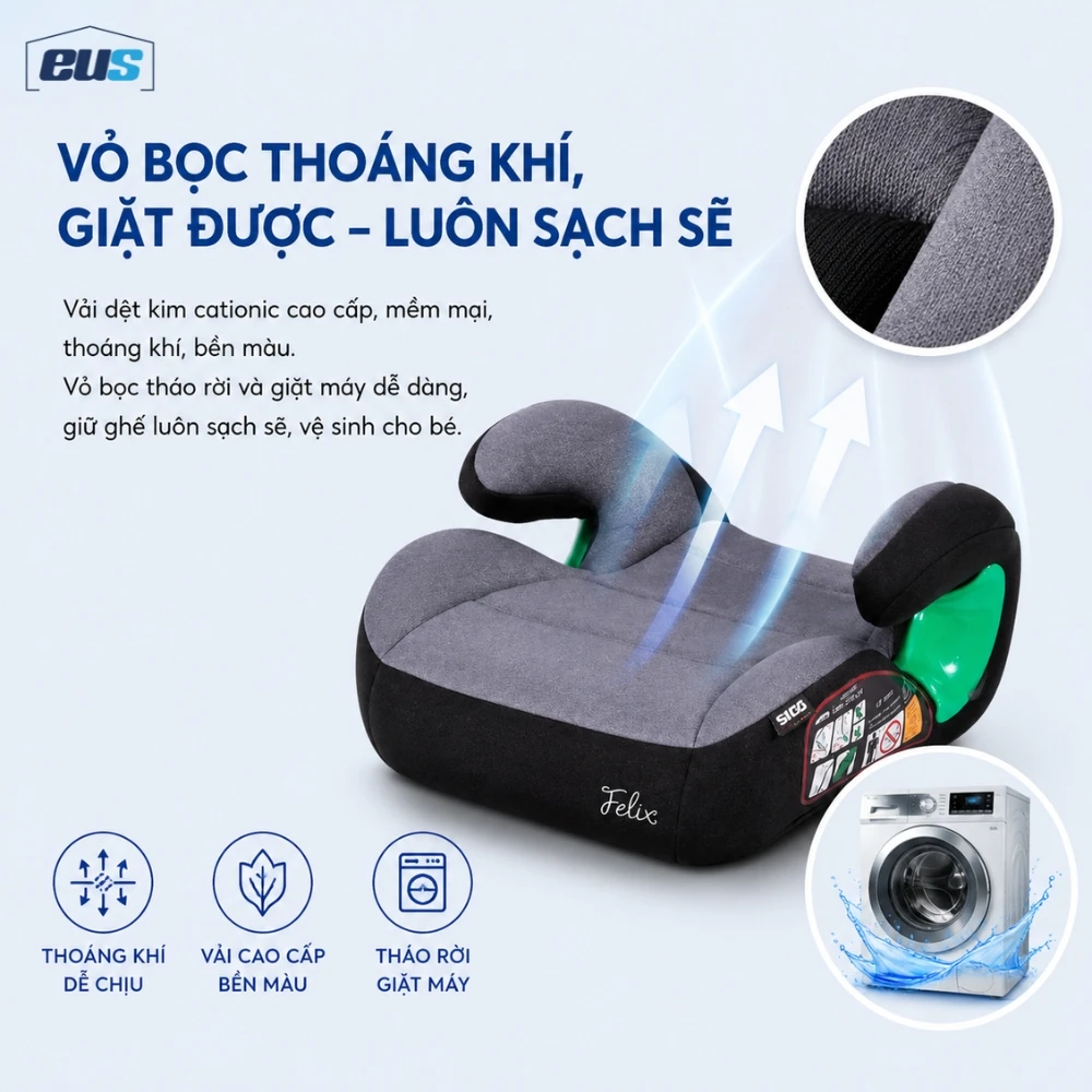 GHẾ NÂNG AN TOÀN TRẺ EM EUS FELIX