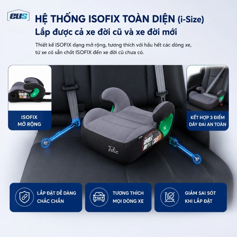 GHẾ NÂNG AN TOÀN TRẺ EM EUS FELIX